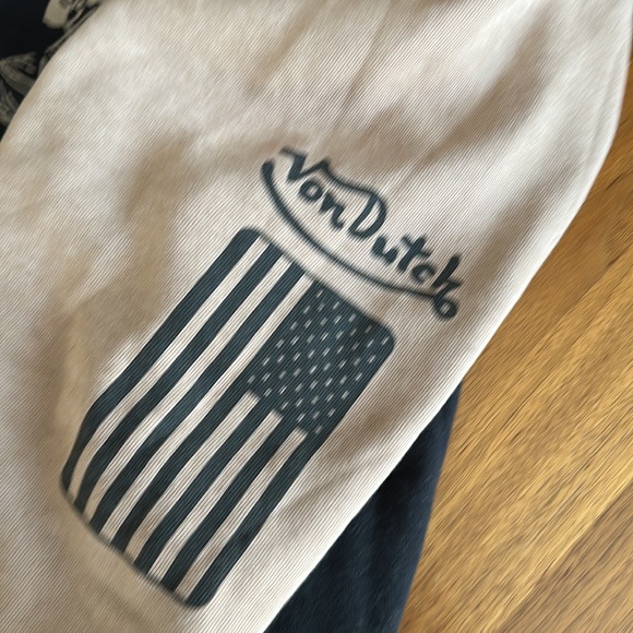 Vintage Von Dutch unisex two-tone, motorcycle sweatshirt. - Picture 6 of 9